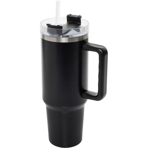 Xd Collection - Tazza Per Bere "Peakflow"", Acciaio Inossidabile Riciclato, 1200Ml XD642 (Taglia Unica) (Nero)"-image