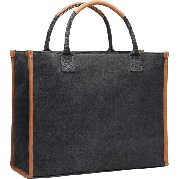Vinga - Borsa Della Spesa "Bosler"", Tela Riciclata XD722 (Taglia Unica) (Nero)"-image