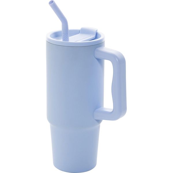 Xd Collection - Tazza "Embrace Deluxe"", Acciaio Inossidabile Riciclato, 900Ml XD873 (Taglia Unica) (Azzurro)"-image