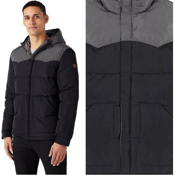 Wrangler Uomo, Giacca Invernale Puffer Jacket, Xxl, Nero, Giacca, Inverno, Giacche-image
