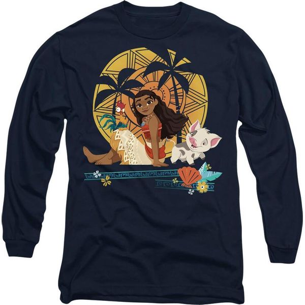 Moana - Maglietta Da Uomo/Donna Unisex TV14686 (M) (Blu Navy)-image