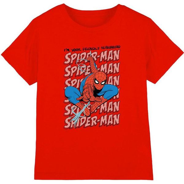 Spider-Man - Maglietta "Thwip"" Per Bambini TV15153 (152-158) (Rosso)"-image