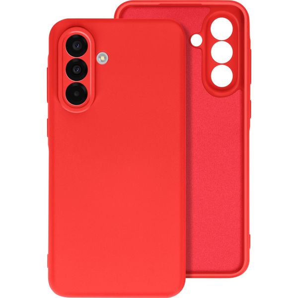 Avizar, Cover Per Samsung Galaxy A36 Semirigida Soft-Touch Antimacchia, Rosso-image
