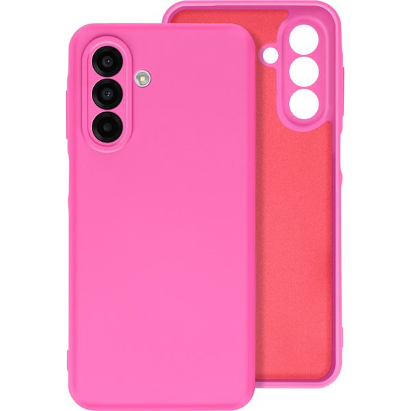 Avizar, Cover Per Samsung Galaxy A26 Semirigida Soft-Touch Antimacchia, Rosso Fucsia-image