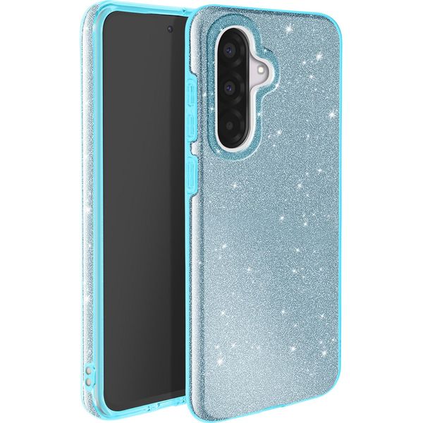 Avizar, Custodia Glitterata Per Samsung Galaxy A36 Antiurto Frizzante, Blu-image