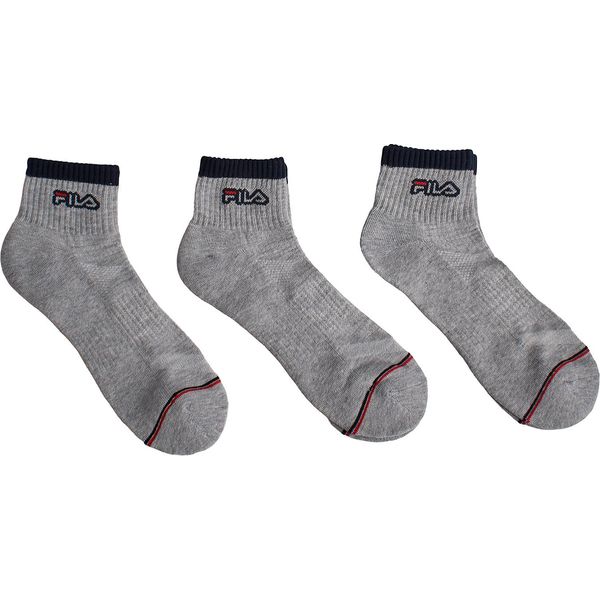 Fila 3 Confezioni Di Calzini A Quarti Di Dollaro F2522 Per Uomo E Donna-image