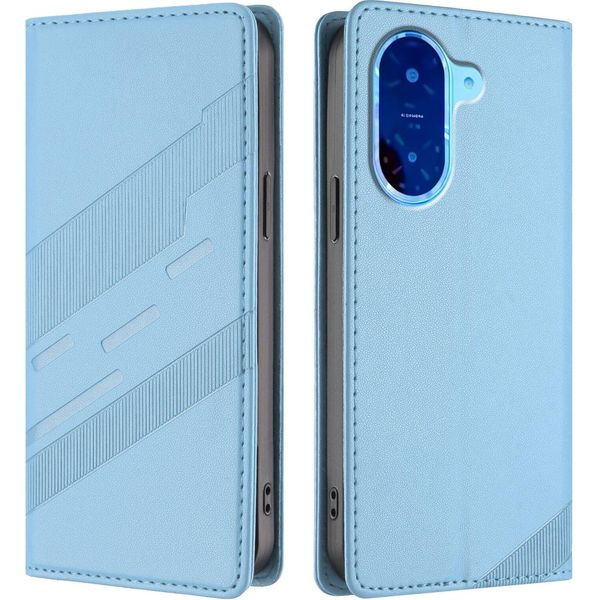 Custodia Per Xiaomi Redmi A5, Custodia A Portafoglio In Finto Cuoio Con Slot Per Schede E Funzione Stand Hellblau-image
