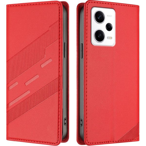 Custodia Per Xiaomi Poco X5 Pro, Custodia A Portafoglio In Finto Cuoio Con Slot Per Schede E Funzione Stand Rot-image