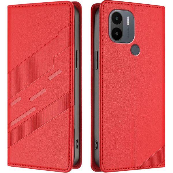 Custodia Per Xiaomi Redmi A/Redmi A2+/Poco C50/Poco C51, Custodia A Portafoglio In Finto Cuoio Con Slot Per Schede E Funzione Stand Rot-image