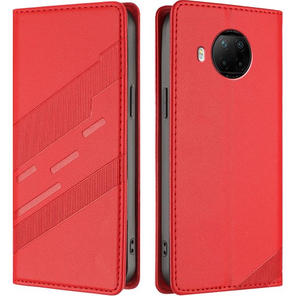 Custodia Per Xiaomi Mi 10T Lite 5G, Custodia A Portafoglio In Finto Cuoio Con Slot Per Schede E Funzione Stand Rot-image