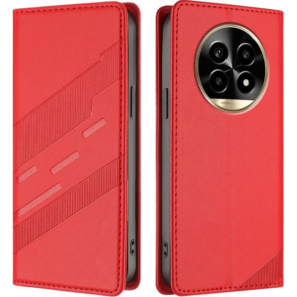 Custodia Per Realme 13 Pro/Realme 13 Pro+, Custodia A Portafoglio In Finto Cuoio Con Slot Per Carte E Funzione Stand Rot-image