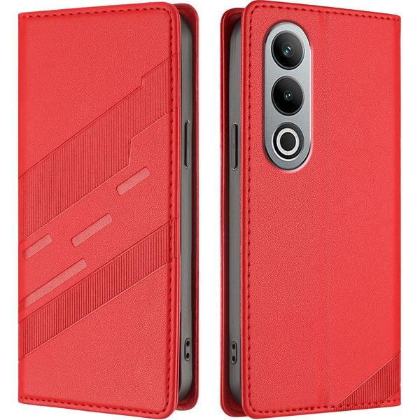 Custodia Per Oneplus Nord CE4, Custodia A Portafoglio In Finto Cuoio Con Slot Per Schede E Funzione Stand Rot-image