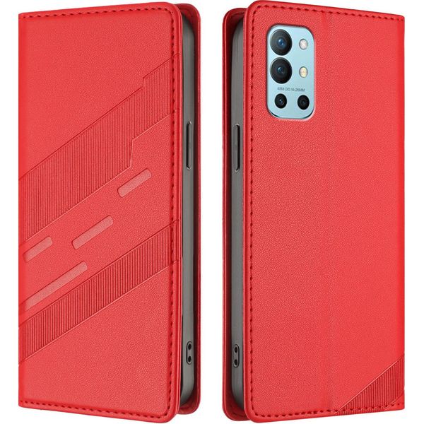 Custodia Per Oneplus 9R/Oneplus 8T, Custodia A Portafoglio In Finto Cuoio Con Slot Per Schede E Funzione Stand Rot-image