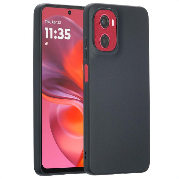 Imoshion Custodia Protettiva Motorola Moto G05/Motorola Moto E15 Custodia Posteriore Per Motorola Moto G05/Motorola Moto E15 - Nero-image