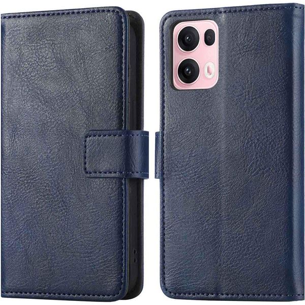 Imoshion Custodia Per Cellulare Per Oppo Reno 13 Pro - Flip Cover Bookcase Flip - Blu Scuro-image