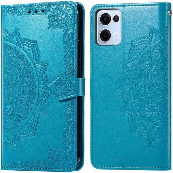 Cover Oppo Reno 13 - Pelle Finta - Flip Cover Imoshion - Turchese-image