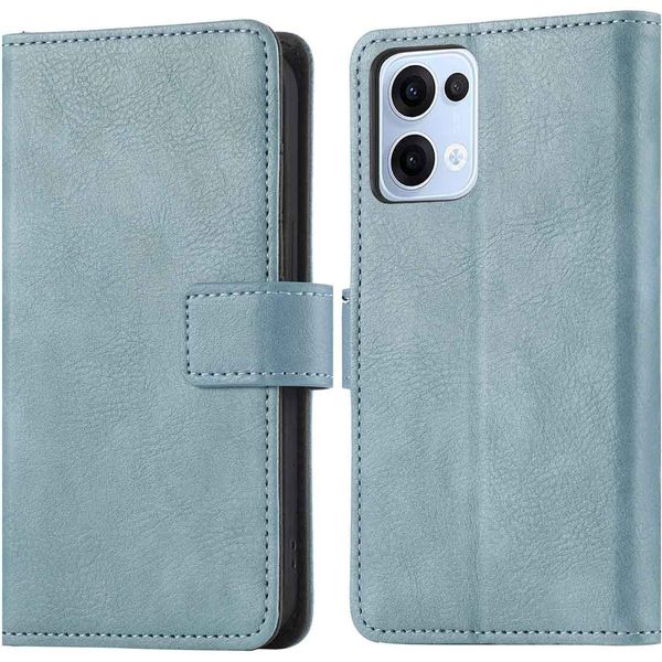 Imoshion Custodia Per Cellulare Per Oppo Reno 13 - Flip Cover Bookcase Flip - Azzurro-image