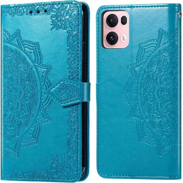 Oppo Reno 13 Pro Sleeve - Ecopelle - Flip Cover Imoshion - Colore Turchese-image