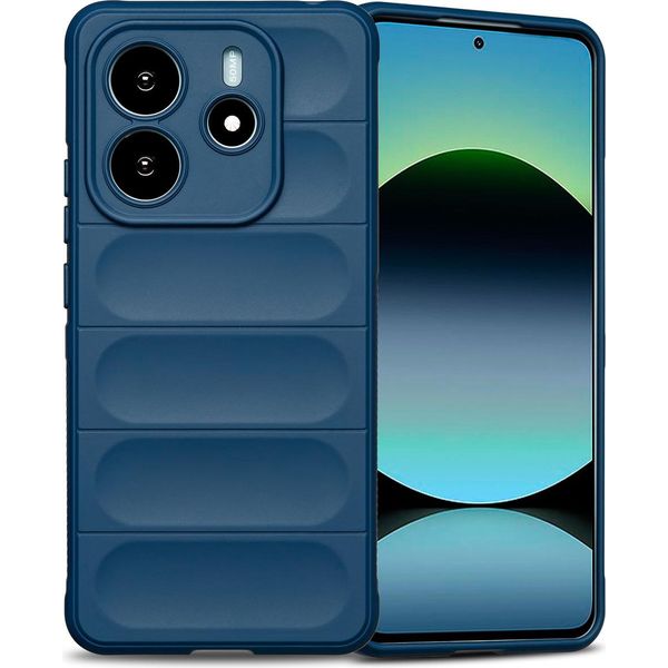 Xiaomi Redmi Note 14 Cover - Silicone - Imoshion Custodia Morbida/Backcover - Blu Scuro-image