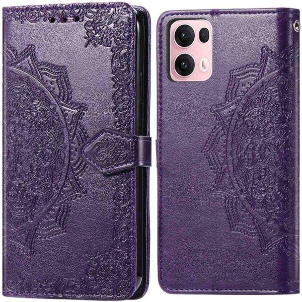 Custodia Oppo Reno 13 Pro - Pelle Finta - Flip Cover Imoshion - Viola-image