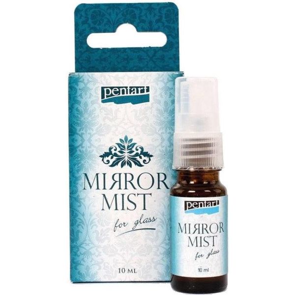 Pentart Vernice Effetto Specchio - Spray - Per Vetro - 9 Ml-image