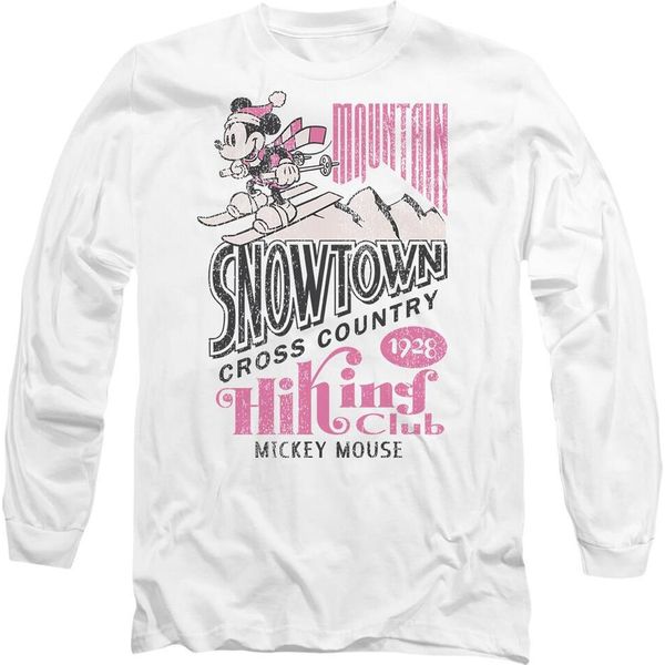 Disney - Maglietta "Snowtown Ski"" Uomo/Donna Unisex TV14369 (Xxl) (Bianco)"-image