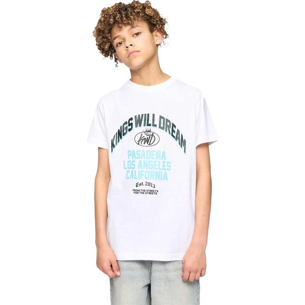 Kings Will Dream - Maglietta "Pasadena"" Per Ragazzi BG1988 (Xl) (Bianco)"-image