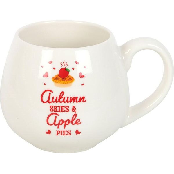 Something Different - Tazza Arrotondata "Autumn Skies & Apple Pies"" SD9914 (Taglia Unica) (Bianco)"-image