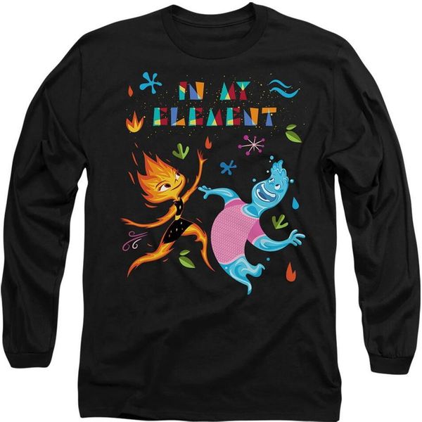 Elemental - Maglietta "Nel Mio Elemento"" Per Uomo/Donna Unisex TV14770 (S) (Nero)"-image