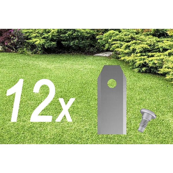 12X Lame Per Robot Tagliaerba | Lame Per Husqvarna Automower | Gardena Sileno-image