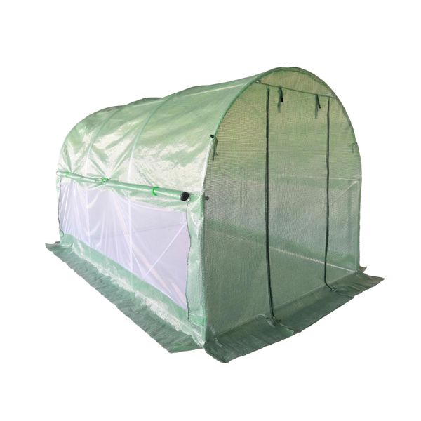 4Iq Tunnel Per Serre 6 M² Premium Green 2X3 M - Con Rete Anti-Insetti-image