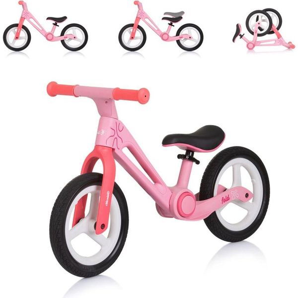 Chipolino Balance Bike Fold X 12 Pollici Regolabile In Altezza Pieghevole Da 2 Anni Rosa-image