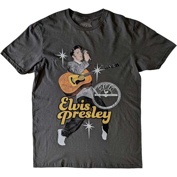 Elvis Presley - Maglietta "Toes"" Per Uomo/Donna Unisex RO12165 (M) (Antracite)"-image