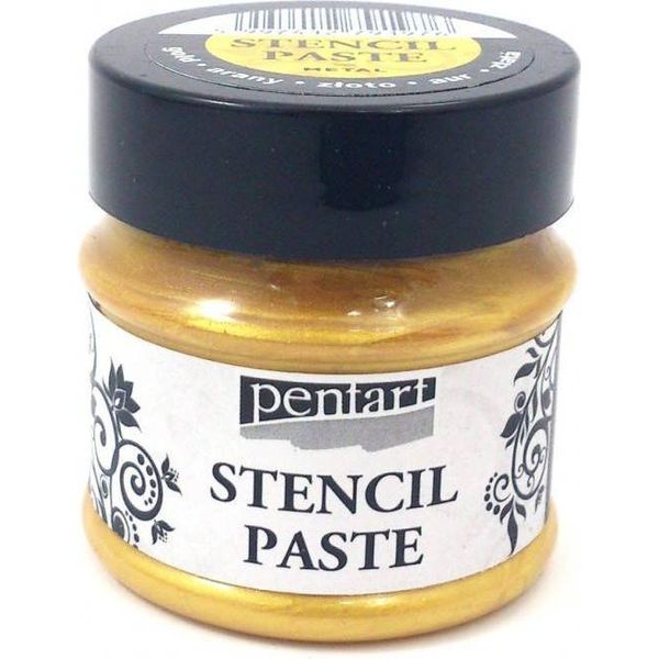 Pasta Per Stencil Pentart, Metallo, 50 Ml, Oro-image