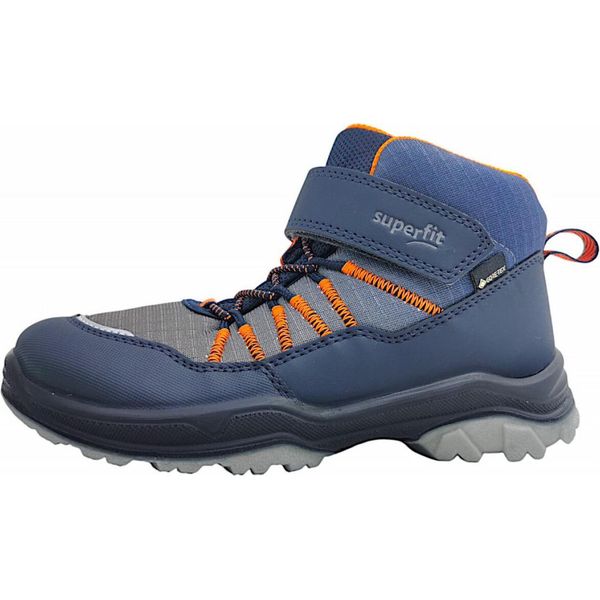 Scarpa Con Velcro Superfit Jupiter Da Ragazzo In Blu, Misura 33-image
