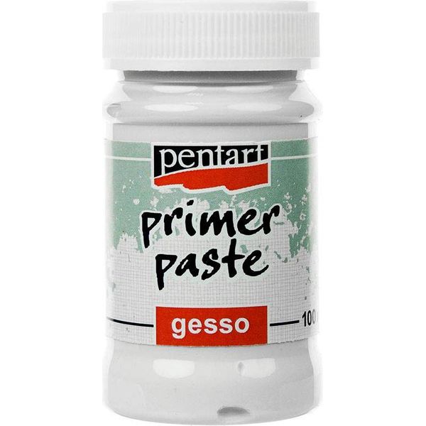 Pentart Primer In Pasta Gesso Primer Decoupage Bianco 100Ml, 20761-image