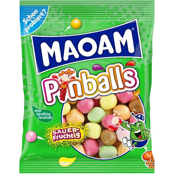 Haribo Maoam Pinballs, Caramelle Gommose, Tintinnanti Alla Frutta, Sacchetto Da 200G-image