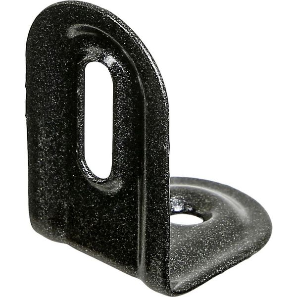 Alberts 823122 Staffa Di Regolazione Duravis®, Goffrata, Diamantata Nera Con Rivestimento Duplex, Dimensioni 28 X 40 X 22 Mm, Set Da 50-image