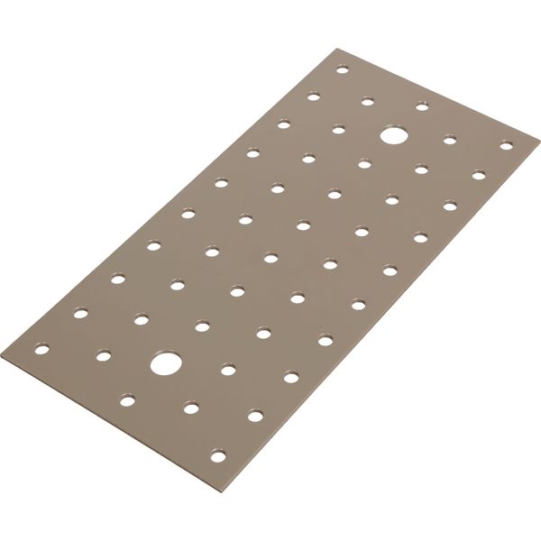Alberts 822361 Piastra Perforata Duravis®, Rivestimento Duplex Marrone Ruggine, Dimensioni 200 X 100 X 2 Mm, Set Di 25 Pezzi-image