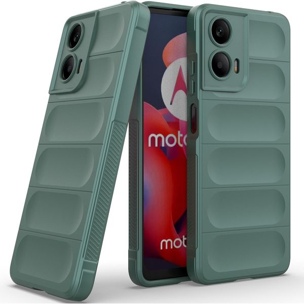 Custodia Per Motorola Moto G24 Custodia Protettiva In Silicone Tpu Morbido Antiurto Verde-image