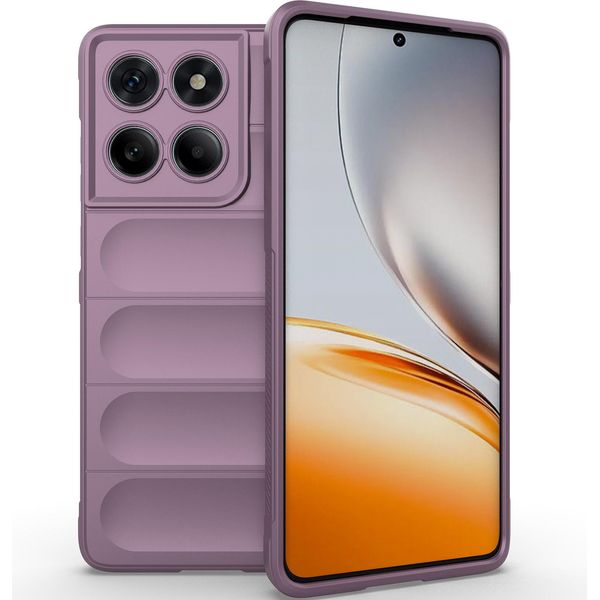 Custodia Per Motorola Edge 60 Fusion Custodia Protettiva In Silicone Tpu Morbido Antiurto Viola-image