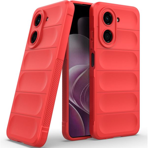Custodia Per Xiaomi Redmi A5 4G Custodia Protettiva In Silicone Tpu Morbido Antiurto Rosso-image