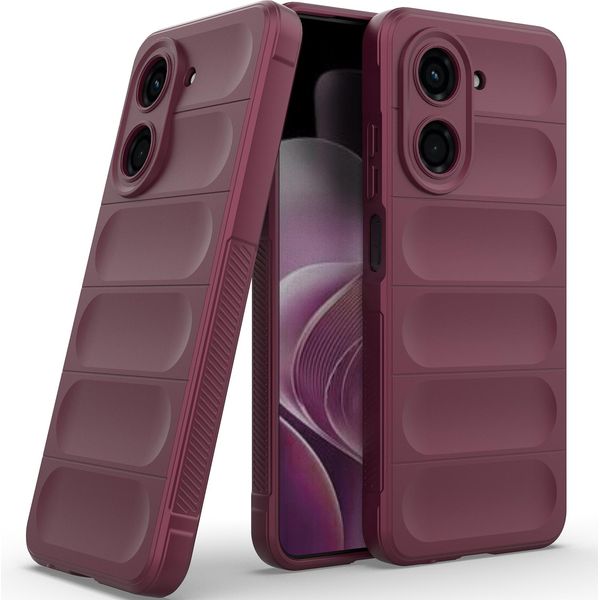 Custodia Per Xiaomi Redmi A5 4G Custodia Protettiva In Silicone Tpu Morbido Antiurto Prugna-image