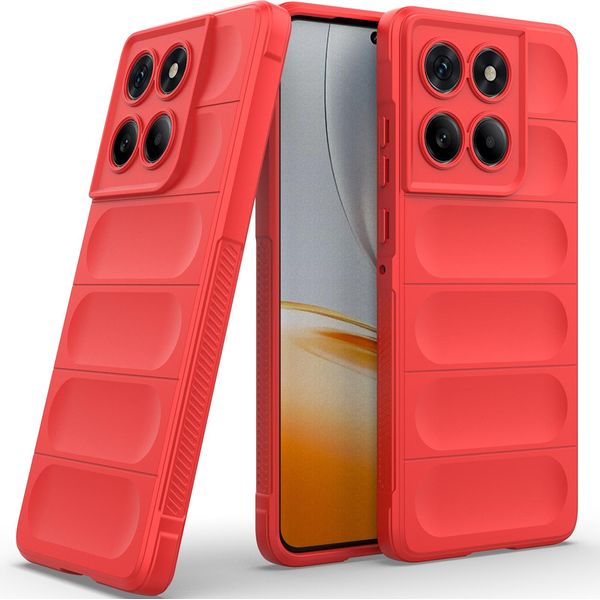 Custodia Per Motorola Edge 60 Fusion Custodia Protettiva In Silicone Tpu Morbido Antiurto Rosso-image
