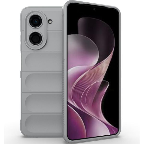 Custodia Per Xiaomi Redmi A5 4G Custodia Protettiva In Silicone Tpu Morbido Antiurto Grigio-image