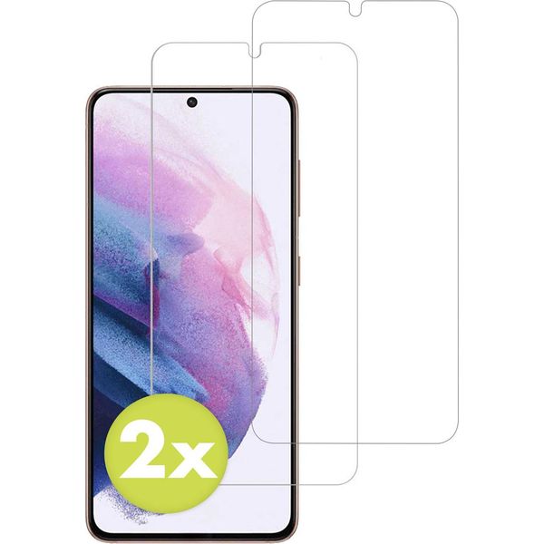 Samsung Galaxy S22 Plus, Samsung Galaxy S23 Plus Screenprotector: Pellicola Protettiva In Vetro Accezz 2 Pack - Trasparente-image