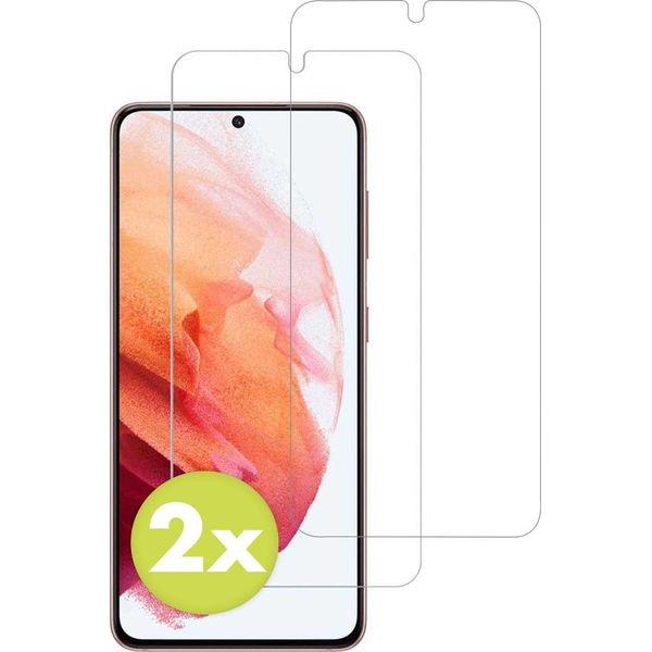 Samsung Galaxy S21 Screenprotector: Pellicola Protettiva In Vetro Accezz 2 Pack - Trasparente-image