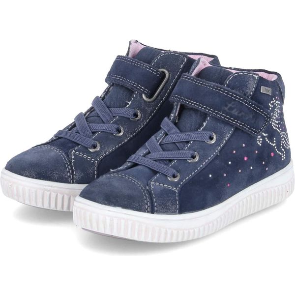 Lurchi Yasi-Tex Scarpe Da Bambino Stivali Stringati Da Bambina Blu Tempo Libero, Numero Di Scarpe: 28 Eu-image