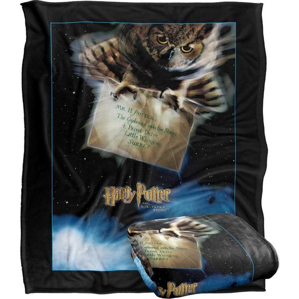 Harry Potter - Coperta, Lettera Del Gufo TV18439 (Taglia Unica) (Colorato)-image