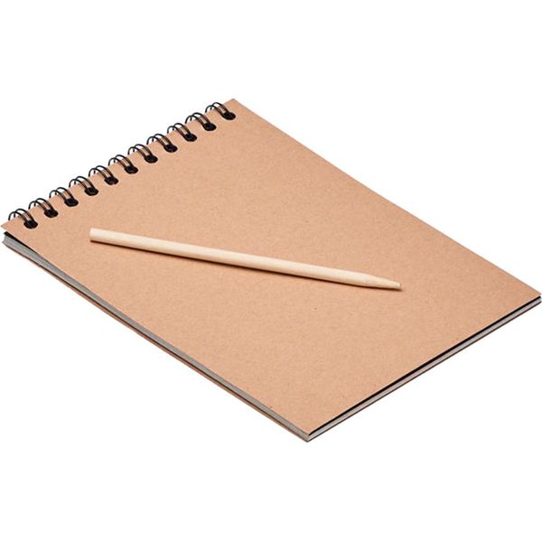 Midocean - Taccuino "Nero"", Carta MO1021 (Formato Unico) (Legno)"-image